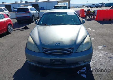 2003 Lexus Es 300 из США, поврежденный, VIN JTHBF30G530118277